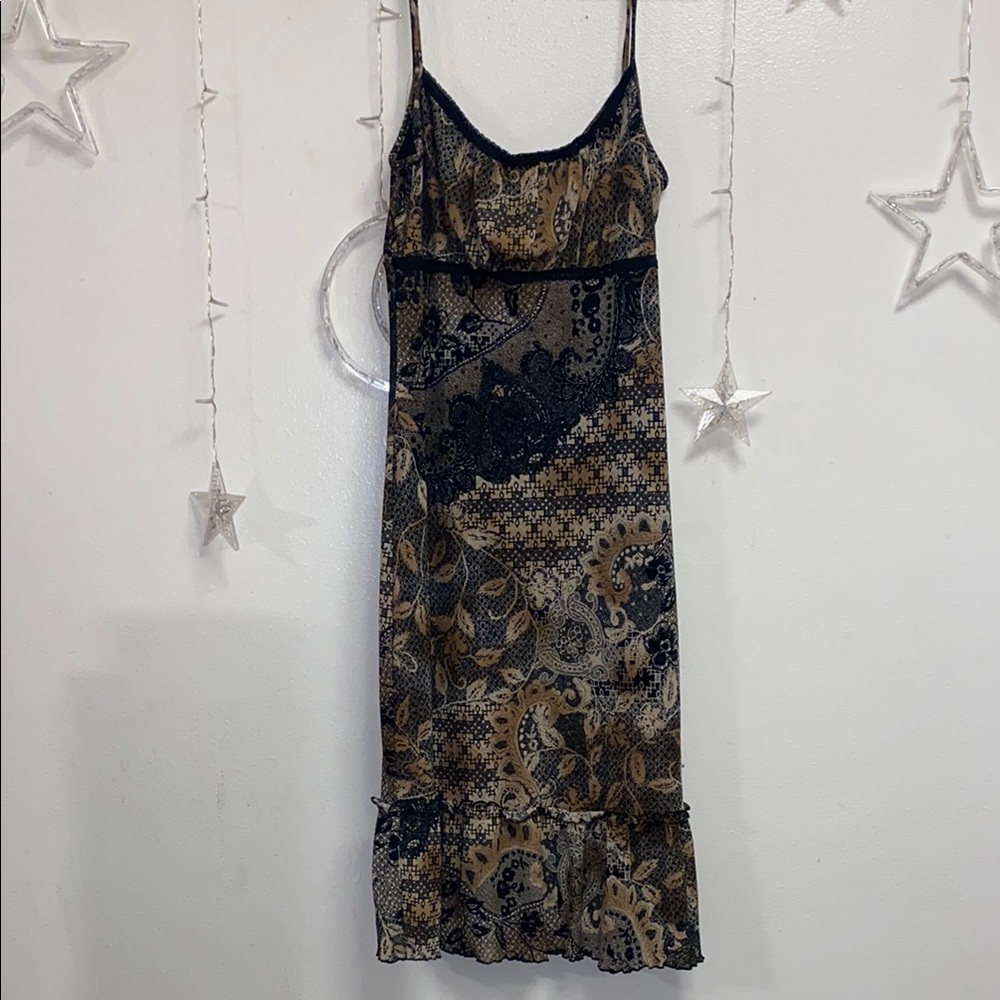 Bohemian Spaghetti Strap Dress